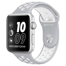 Смарт-часы Apple Watch Nike+ 42mm Silver Al/White (MNNT2RU/A) Смарт-часы Apple Watch Nike+ 42mm Silver Al/White (MNNT2RU/A)